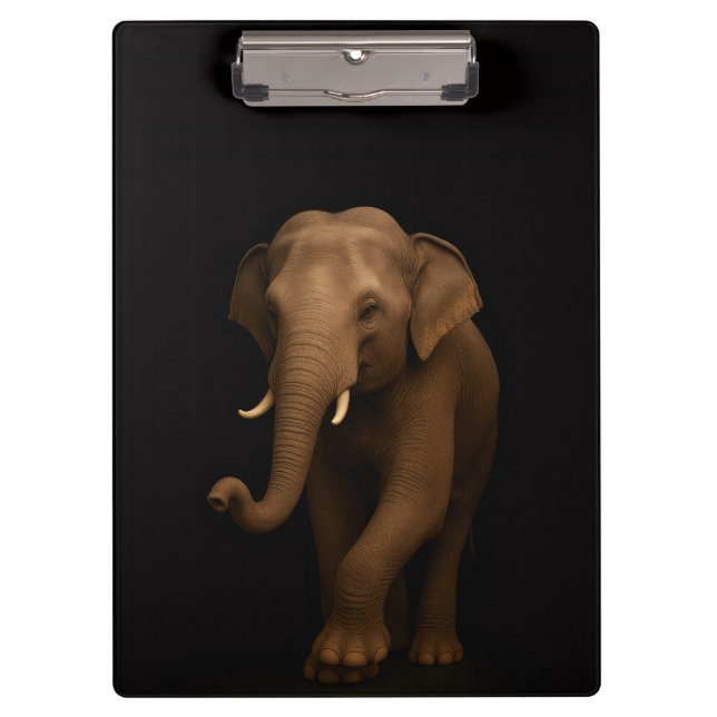 Prancheta Black 4 Luxe, Elefante Indiano (Frente)