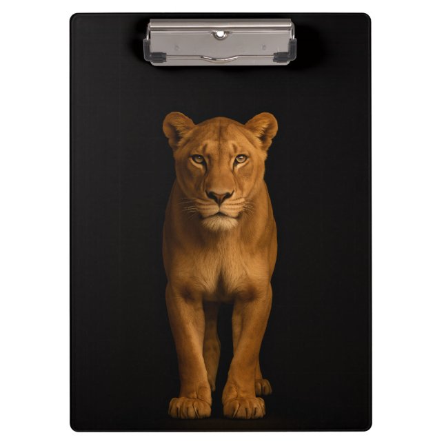 Prancheta Black 4 Luxe, Leoa Nobre (Frente)