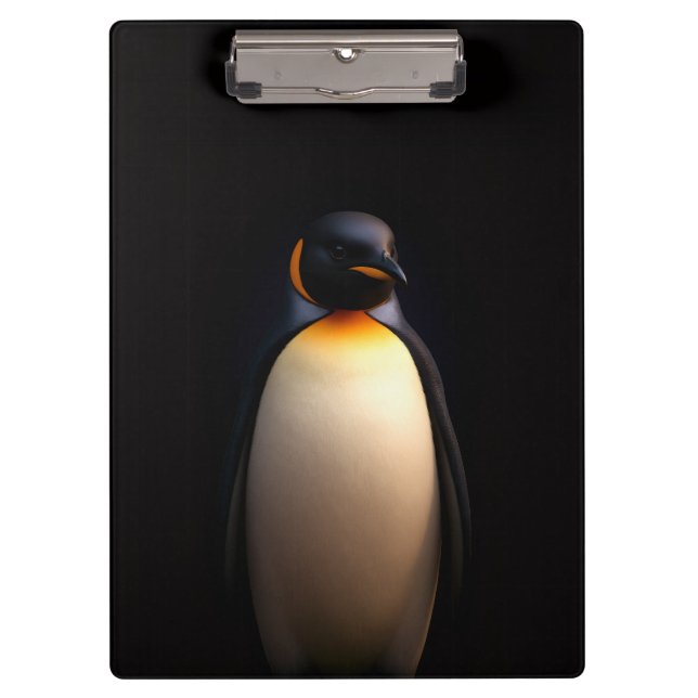 Prancheta Black 4 Luxe, Pinguim-imperador (Frente)