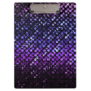 Prancheta Bling de cristal roxo Strass