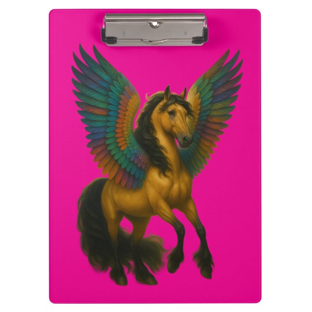 Prancheta Cavalo Magnífico com Asas (Frente)