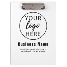 Prancheta com logotipo empresarial personalizado