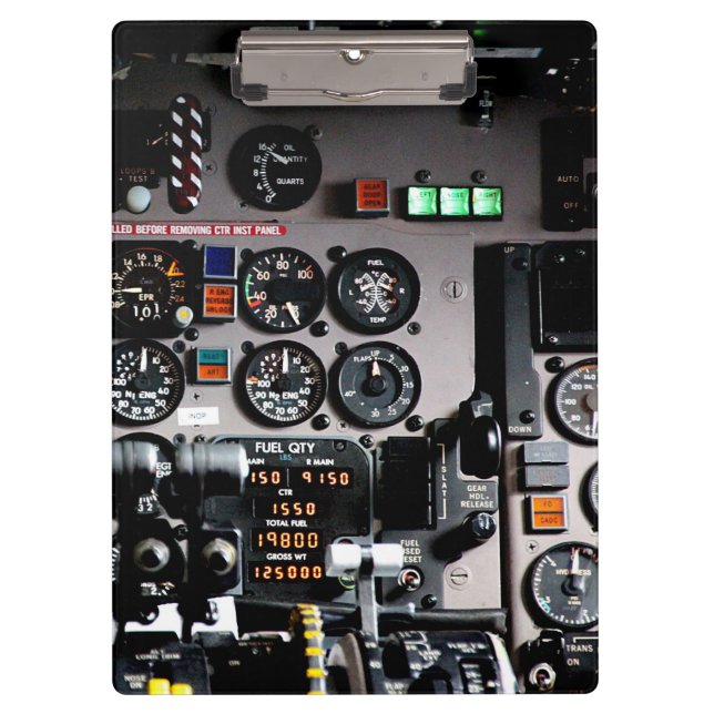 Prancheta da cabina do piloto (Frente)