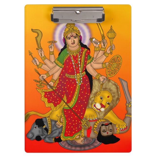 Prancheta da Deusa Durga (Frente)