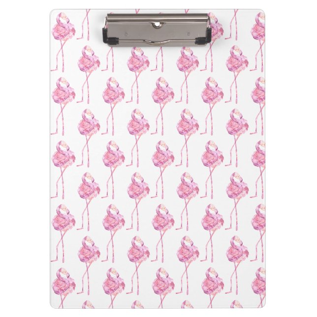 Prancheta da Série Flamingo Ternura Design 3 (Frente)