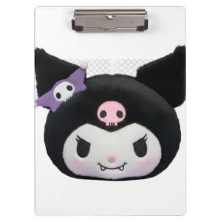 Prancheta de clip com bichinhos Kuromi e My Melody