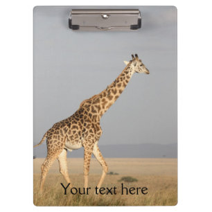 Prancheta de Fotos de Girafa