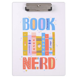 Prancheta de Nerd de Livros – Padrão Literário no