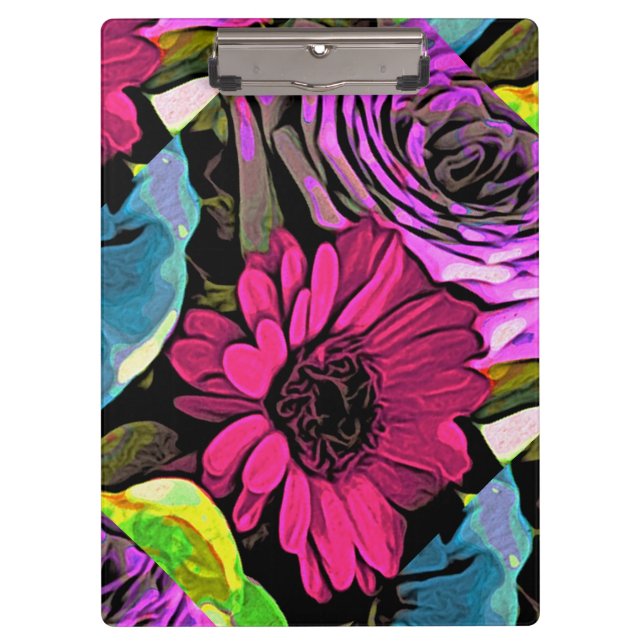 Prancheta do buquê floral (Frente)