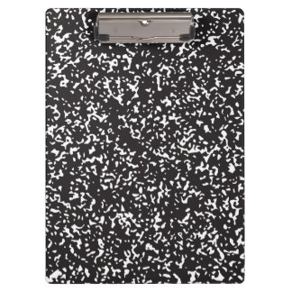 Prancheta do caderno da composição