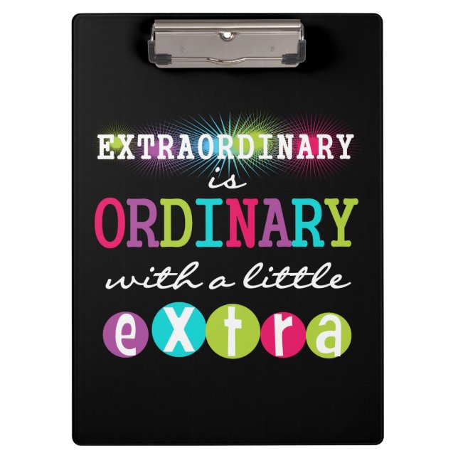 Prancheta extraordinária (Frente)