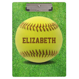 Prancheta feita sob encomenda da bola do softball