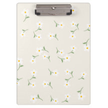 Prancheta Floral Creme Daisy