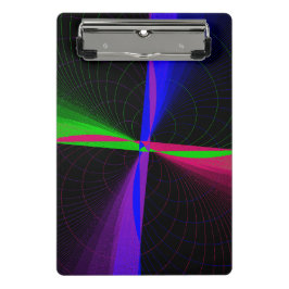 Prancheta Four-Way Geometric Wave Mini Clipboard