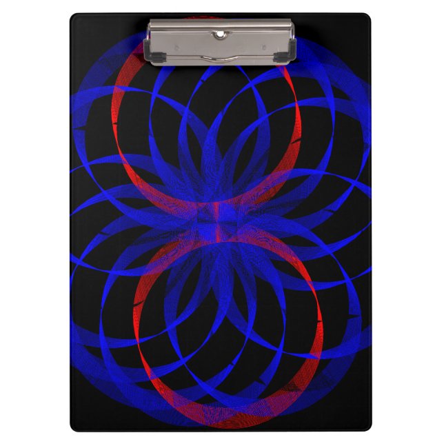Prancheta Geométrica Cor Double Blueberry (Frente)