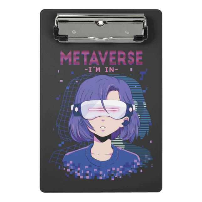 Prancheta Menina anime óculos de realidade virtual Mini Pran (Frente)