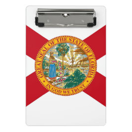 Prancheta Mini área de transferência com bandeira da Flórida