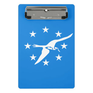 Prancheta Mini área de transferência com bandeira de Corpu