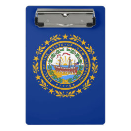 Prancheta Mini área de transferência com bandeira de New Ham