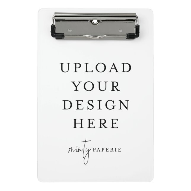 Prancheta Mini área de transferência personalizada 9"x6" (Frente)