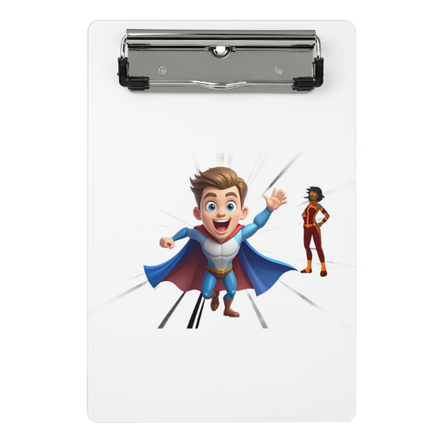 Prancheta Mini Esquadrão de Super-Heróis Dinâmico (Frente)