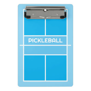 Prancheta mini pickleball para jogador e treinador