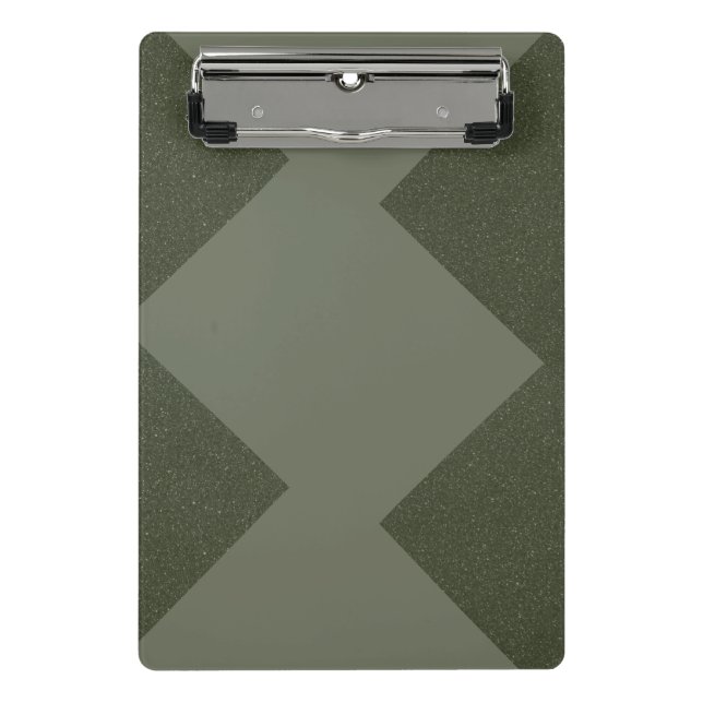 Prancheta Mini Verde Musgo Personalizada (Frente)