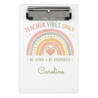 Prancheta Mini Vibrações Personalizadas para Profe