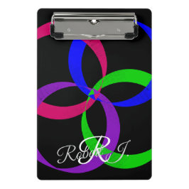 Prancheta Multi Color Interchange Geometric Mini Clipboard