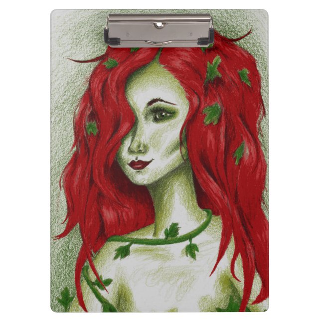 Prancheta original da arte da fantasia do Redhead (Frente)