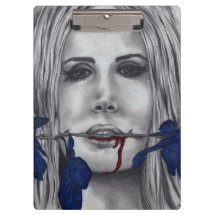 Prancheta original da arte do vampiro dos rosas do