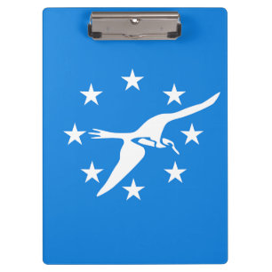 Prancheta patriótica com a bandeira de Corpus