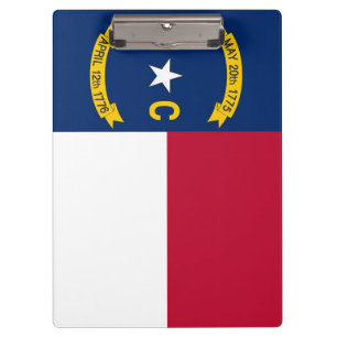 Prancheta patriótica com a bandeira de North