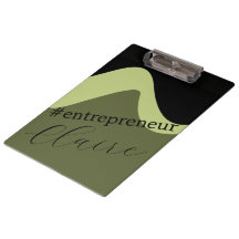 Prancheta Personalizada de Empreendedor com Nome