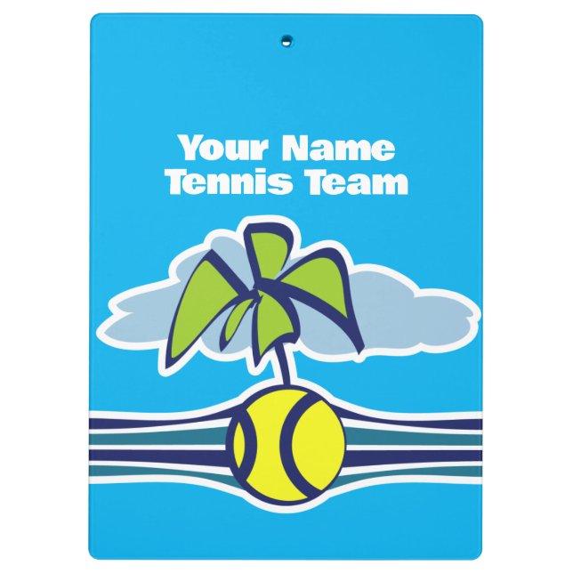 Prancheta personalizada para treino de tênis para  (Verso)