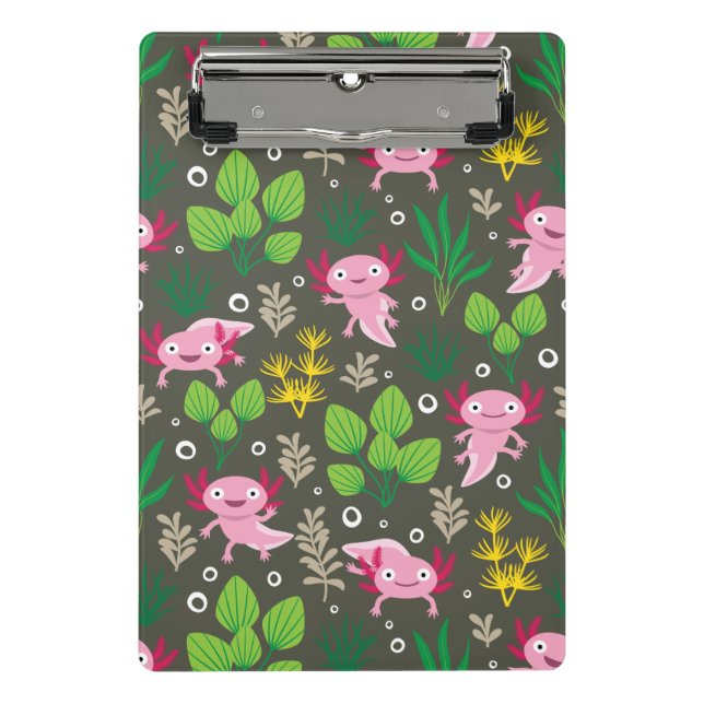 Prancheta Placa de Clipboard Axolotl Mini (Frente)
