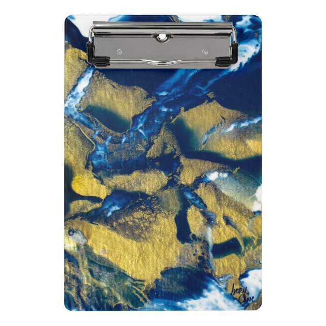 Prancheta Placa de Clipe Mini Indigo para Jogos SPWW (Frente)