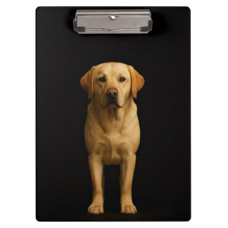 Prancheta Preta 4 Luxo, Labrador Minimalista