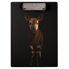Prancheta Preta 4 Luxo, Okapi da Floresta