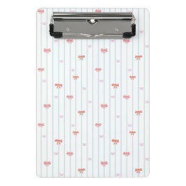 Prancheta Sweet Ribbon Stripe mini personalizada