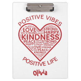 Prancheta Vibrações Positivas Vida Positiva