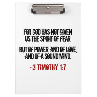 Pranchetas 2 presentes Timothy 1:7
