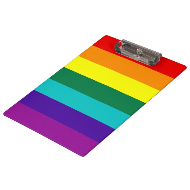Pranchetas 7 Bandeira do Rainbow (Inclinado)