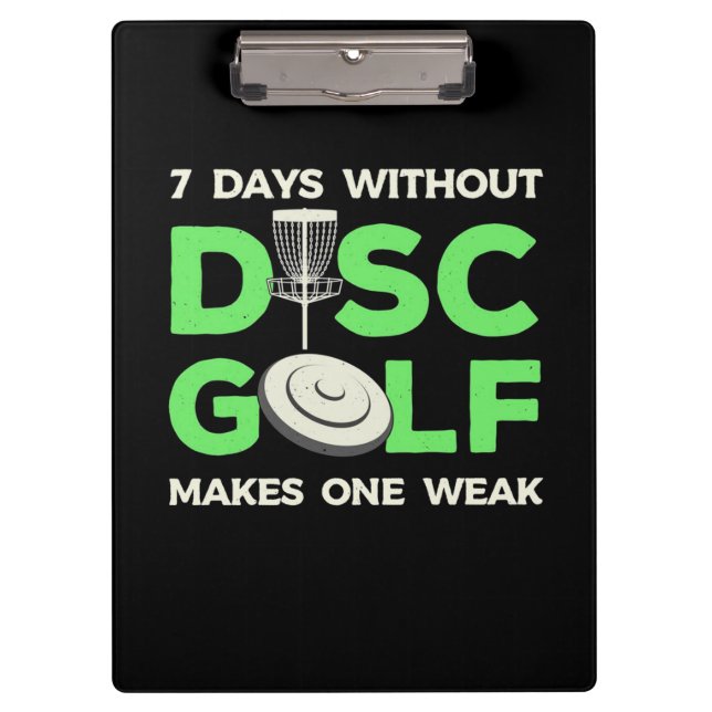 Pranchetas 7 Dias Sem Golf De Disco (Frente)
