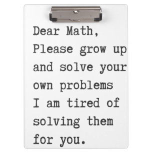 Pranchetas A cara matemática resolve seus próprios problema