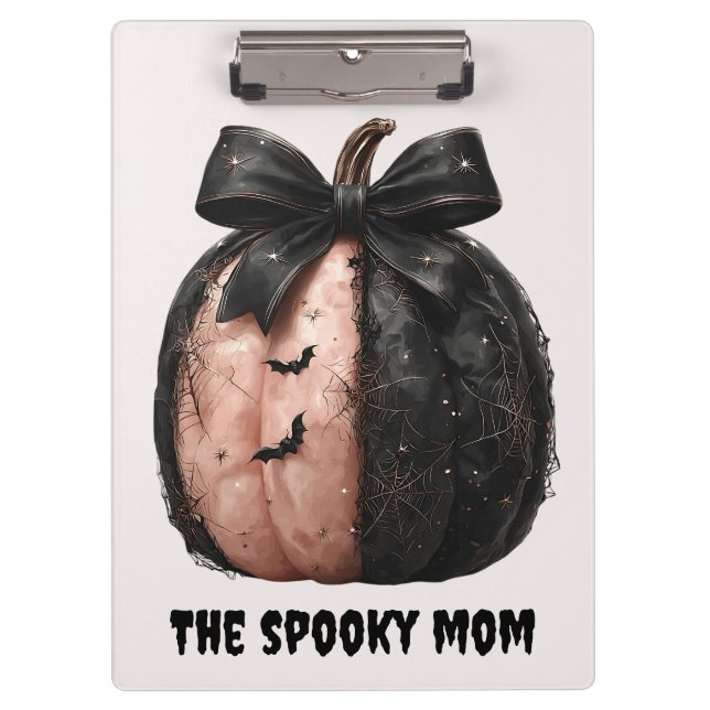 Pranchetas A Mãozinha Mama de Halloween Pumpkin (Frente)
