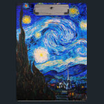 Pranchetas A Noite Estrelada de Vincent Van Gogh<br><div class="desc">Vincent Van Gogh Na Noite Estrelada. Esta é uma antiga obra-prima do pintor mestre holandês Vincent Van Gogh. Esta pintura de paisagem artística fina tem uma cor bela,  vibrante e saturada. Vincent Van Gogh era um pintor impressionista holandês. Esta imagem está no dominio público</div>