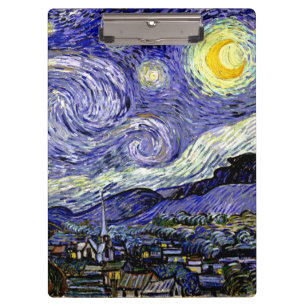 Pranchetas A noite estrelado de Van Gogh, 1889