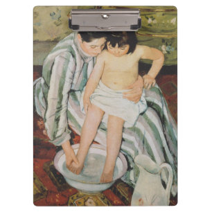 Pranchetas A Pintura do Banho de Mary Cassatt Child