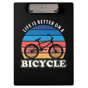 Pranchetas A Vida É Melhor Num Bicicleto